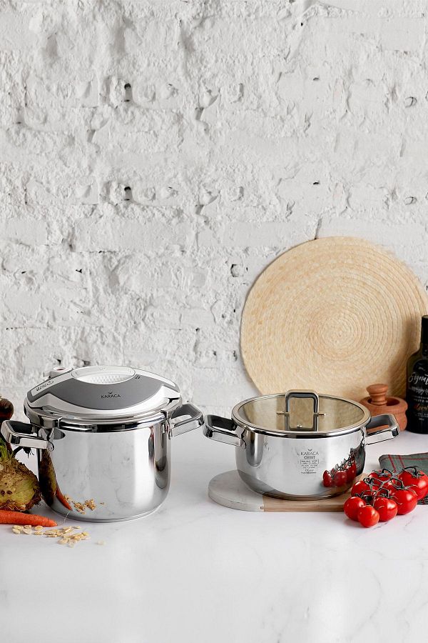 Karaca-Orbit White Pressure Cooker Set 4 6 Liters 1