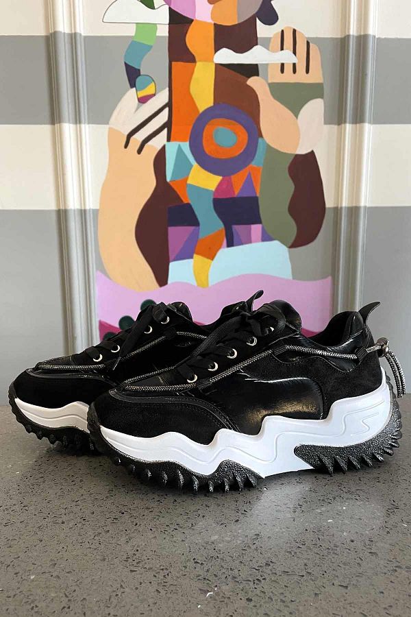 Bambi metallic trainer discount
