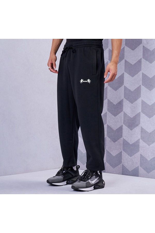 Nike Lebron James Black Fleece Men s Sweatpants Open Hem Brush Trendyol