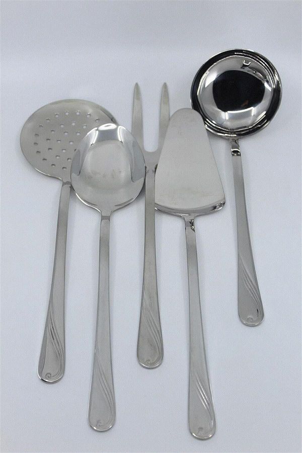 İnter-Elik Spring Model Service Set 5 Pcs. - Ladle Colander Serving Set 1