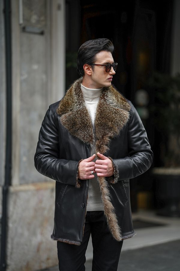 Genuine fur jacket online