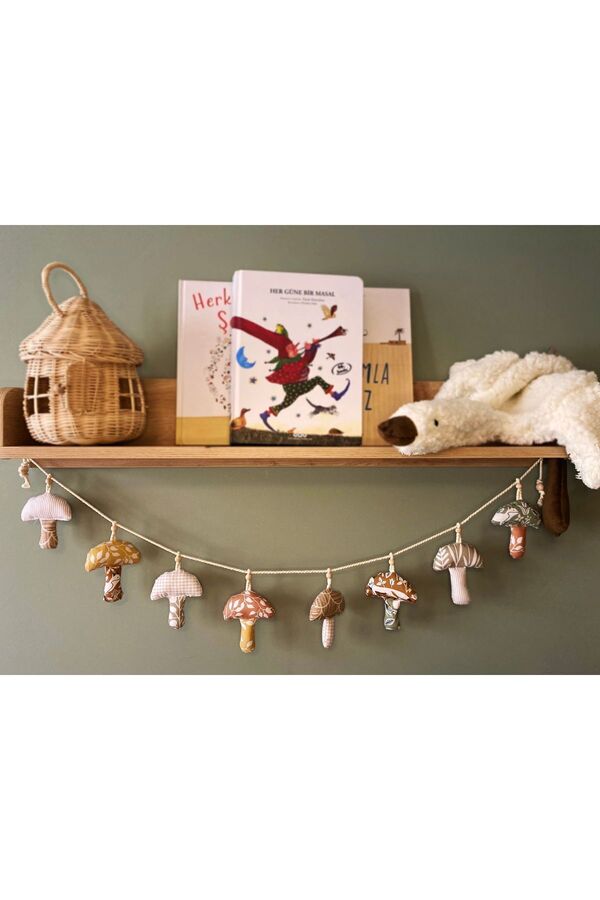 Genel Markalar Mantar Flama | Flama | Çocuk/bebek Odası Dekor | Banner | Çocuk Odası Süs