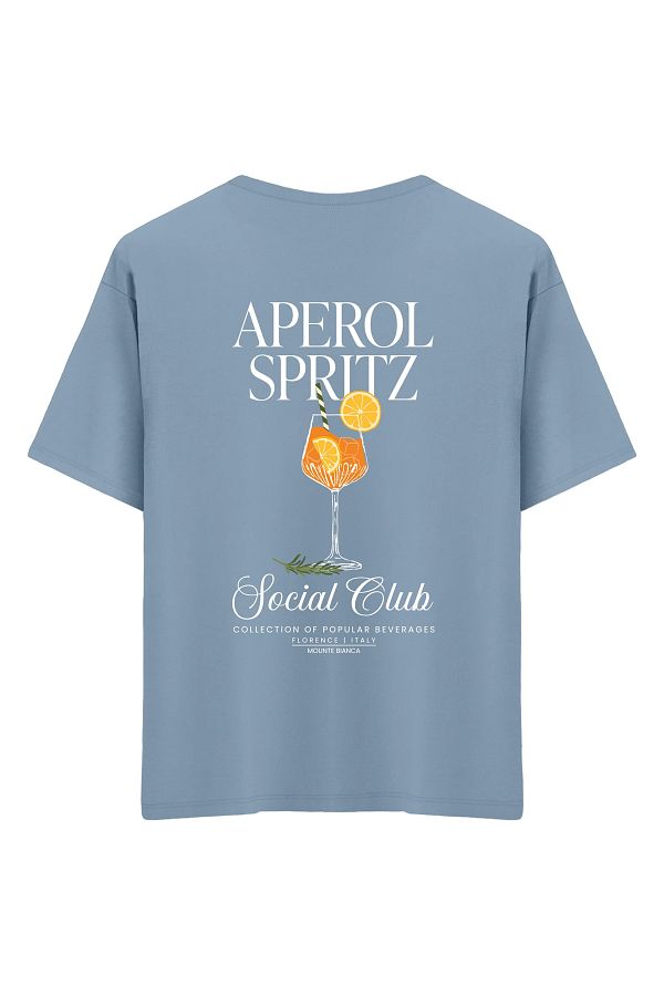 Mounte Bianca-Aperol Spritz Oversize T-Shirt 1
