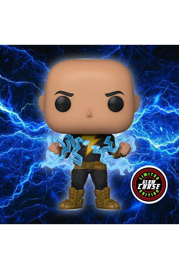 Funko-Funko Pop Black Adam (Lightning) Chase Figure 1