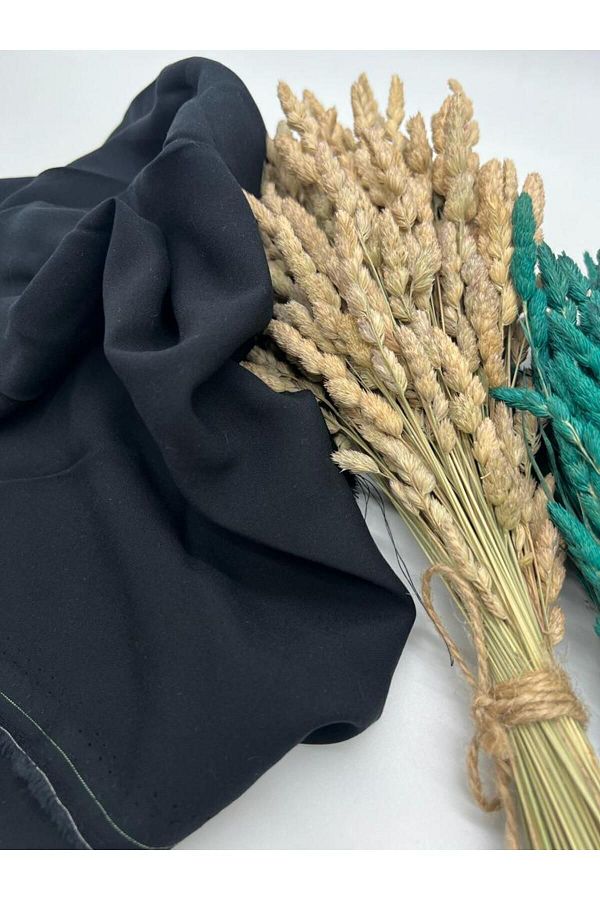 Kumaş Sevdası-Black Viscose Fabric 1