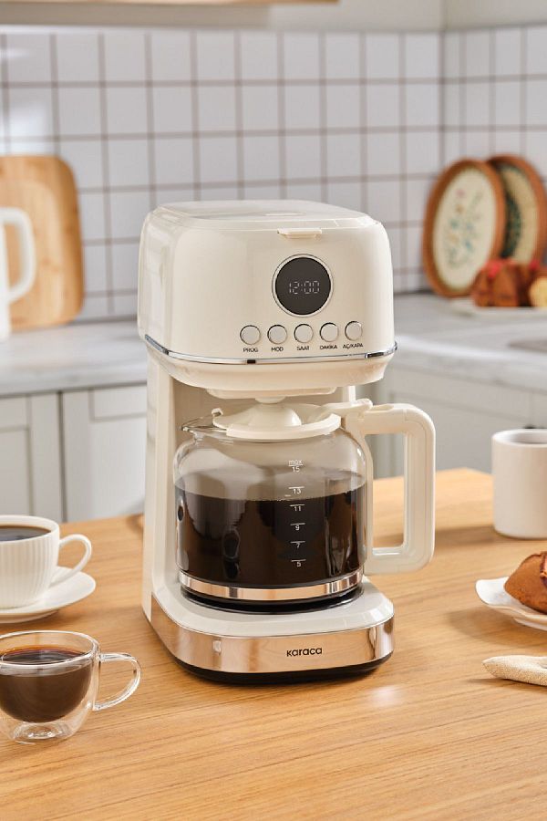 Karaca Multibrew Retro Filter Coffee Machine Cream Trendyol