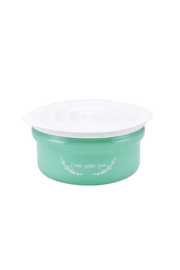 Cookplus-With Love Mint Glass Storage Container 1