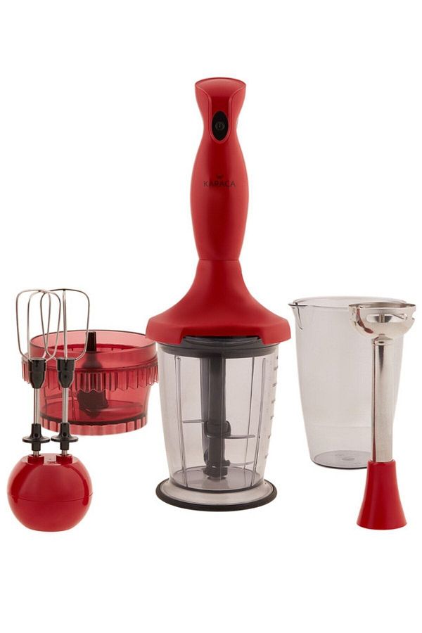 Karaca-Maximix Blender Set Retro Red 1