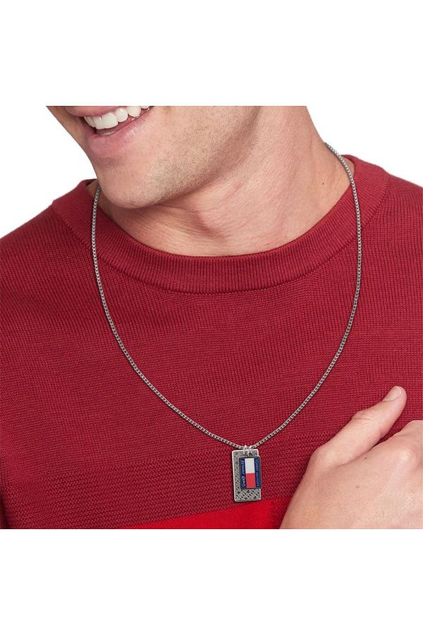 Tommy hilfiger mens necklace cheap