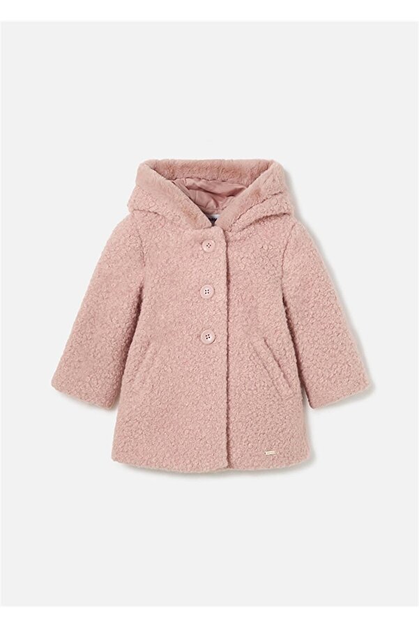Mayoral Kız Bebek Kürklü Mont Pembe 2478