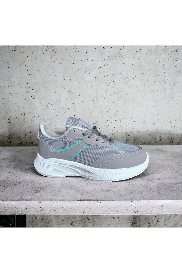 Mint green and gray shoes sales