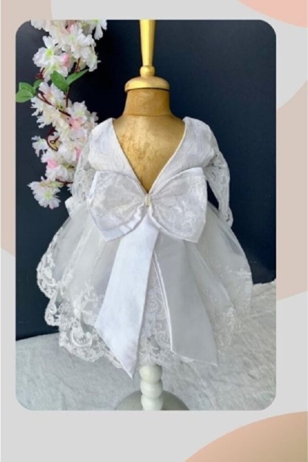 biyan collection Kız Bebek Mevlüt Takımı Gelinlik Abiye Elbise Bebek Doğum Baby Shower Hediyesi