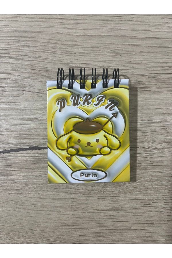 Cuppy Box-Sanrio Purin Mini 3D Print Cover Notepad 50 Sheets 1