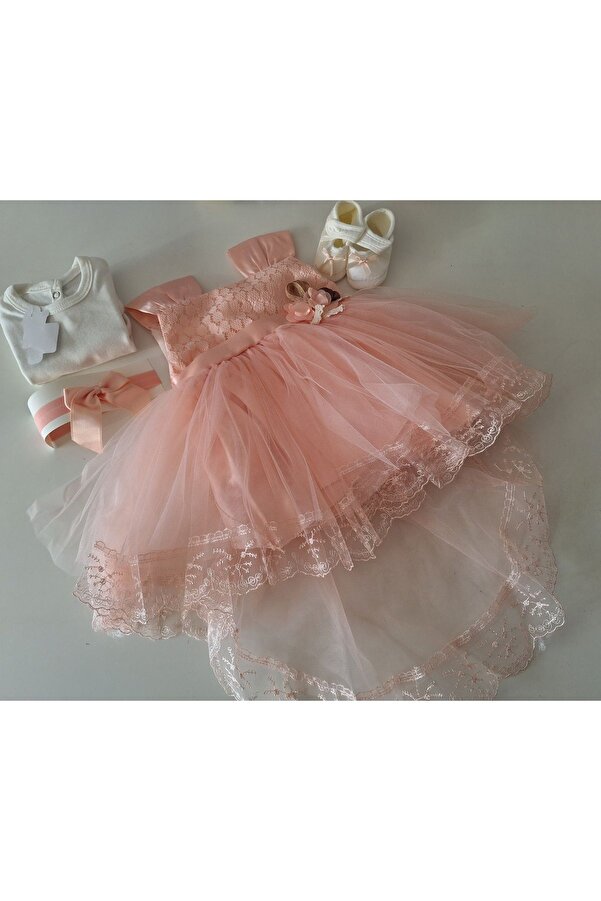 biyan collection Kız Bebek Mevlüt Takımı Gelinlik Abiye Elbise Bebek Doğum Baby Shower Hediyesi