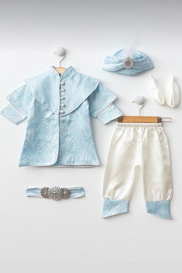 Cherub Baby Şehzade Erkek Bebek Mevlüt Ve Sünnet Kıyafeti Mevlütlük Sünnetlik Takım