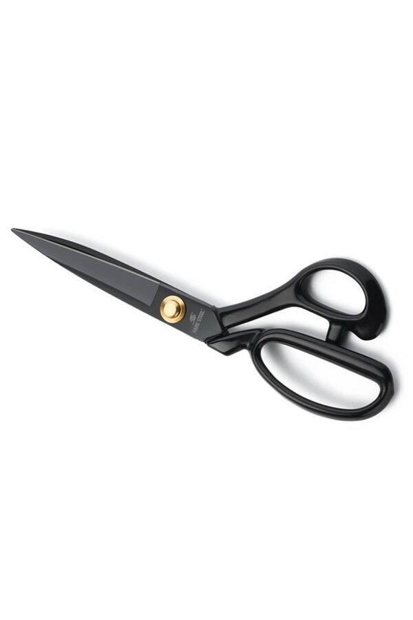 Hard Steel-Black Handle Stainless Steel Nuts 11inch(28cm) Tailor Scissors 1