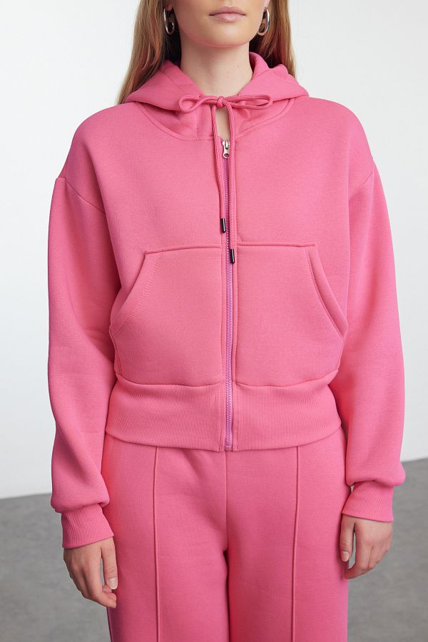 Trendyol Collection Sweatsuit set Pink Regular fit Trendyol