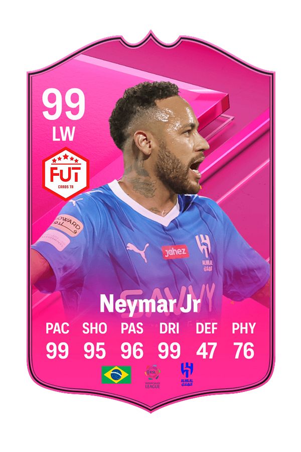 FUTCARDS-Neymar Jr Fc24 Futcard |   Playing Card 1