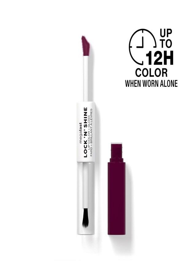 WET N WİLD-Megalast Lock 'n' Shine 2 in 1 - Lip Color Plus Gloss, Colored Lipstick and Shine 1