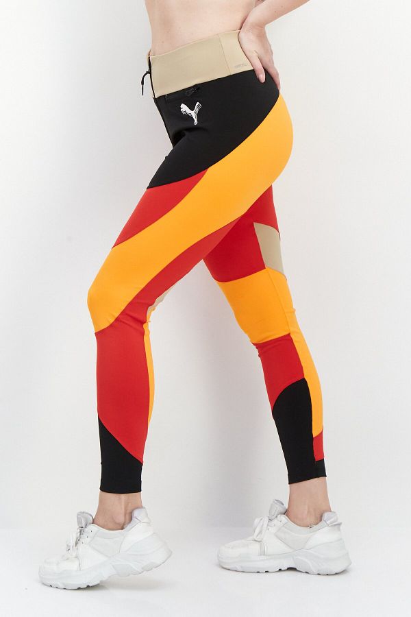 Puma orange leggings hotsell