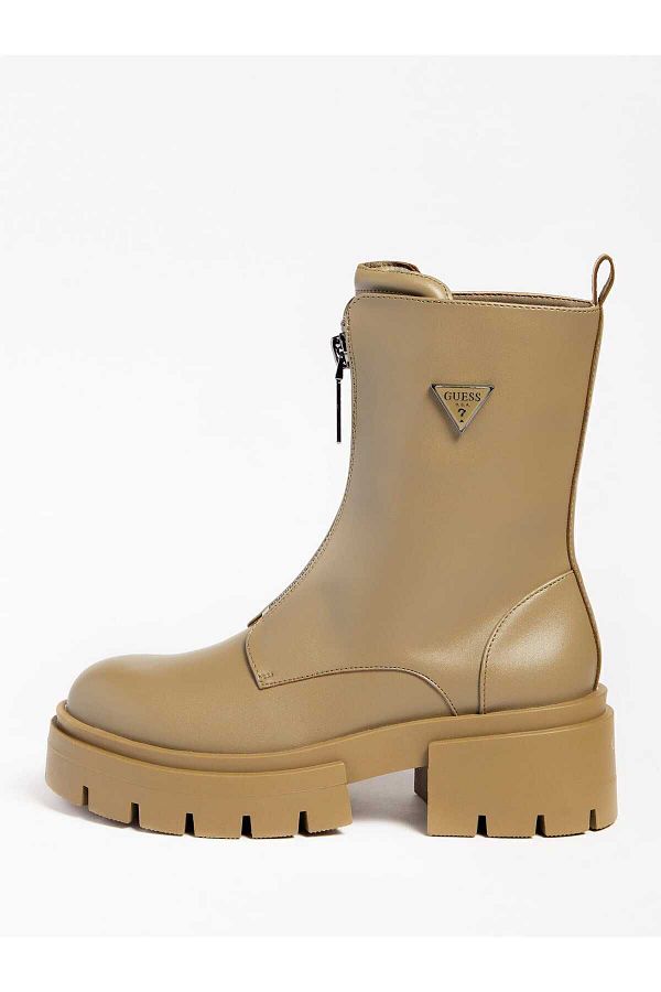 Guess Ankle Boots Green Flat Trendyol
