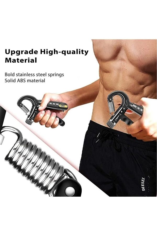 DETUS 60 Kg 5 Kg Wrist Muscle Strengthener Hand Spring with Adjustable Counter 1 Piece Trendyol