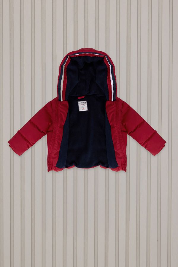 U.S. Polo Assn. Baby Boy Red Baby Coat Trendyol