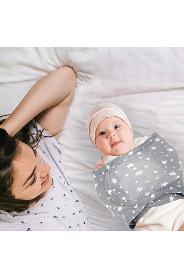 Mommyslab 0 4 Months New Season Patterned Colorful 100 Cotton Velcro Ready Belt Swaddle Swaddle Belt Half Swaddle Trendyol