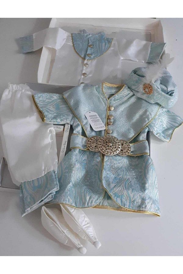 biyan collection-Baby Junge Mevlütlük Şehzade Beschneidungskleid Beschneidungskleidung Junge Geschenk Baby Geschenk 1