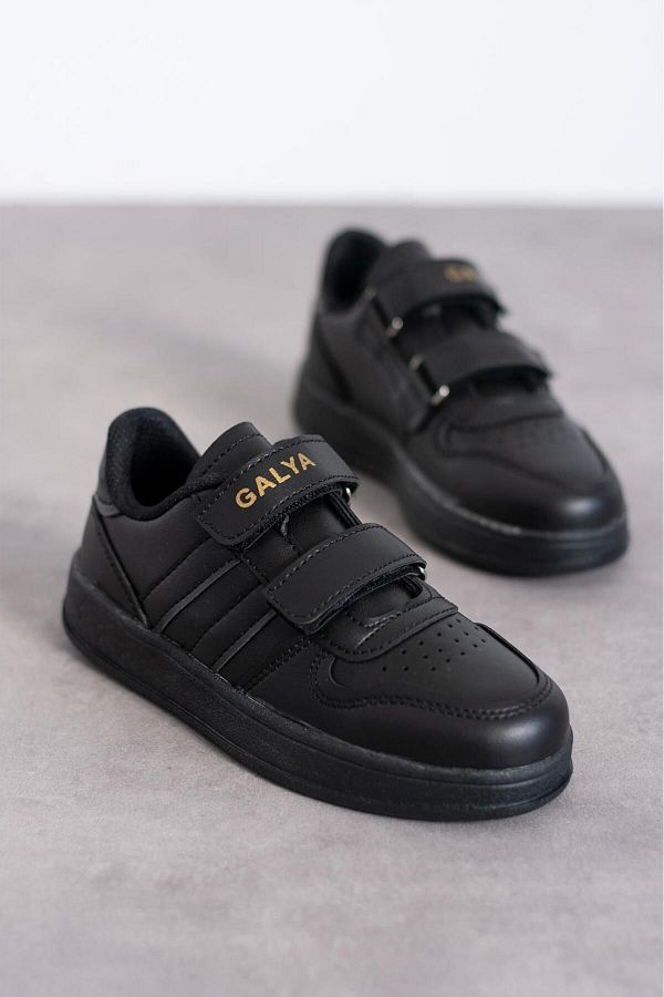 galya shoes Children s Black Velcro Sports School Shoes Trendyol