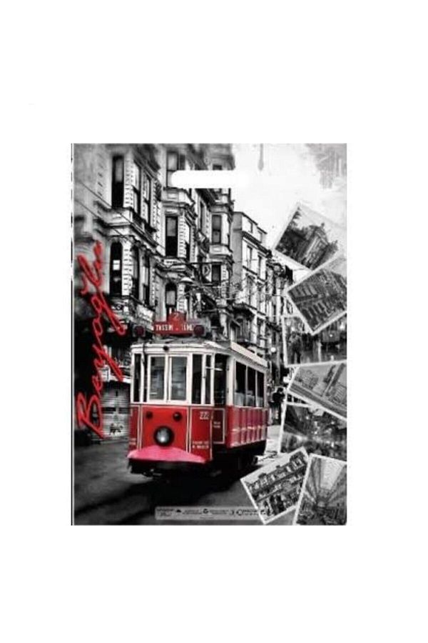 ECOPLAST-Beyoğlu Bag - Colorful and Reinforced, Set of 3 33*45 1
