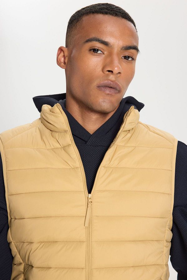 AC Co Alt ny ld z Classics Men s Yellow Puffer Vest Windproof Portable Warm Ultra Light Trendyol