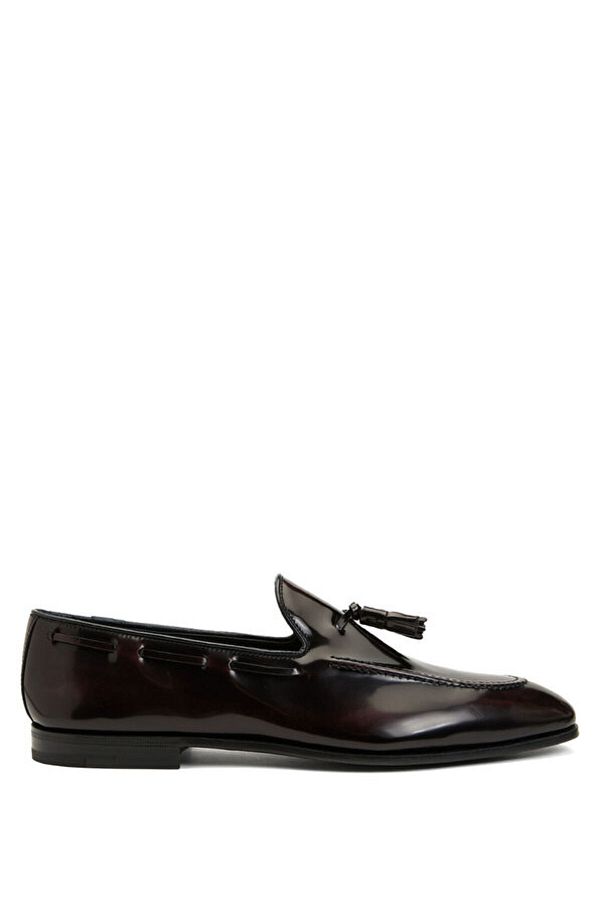 Church s Men s Leather Loafers Size 7 with Tassel Detail Trendyol