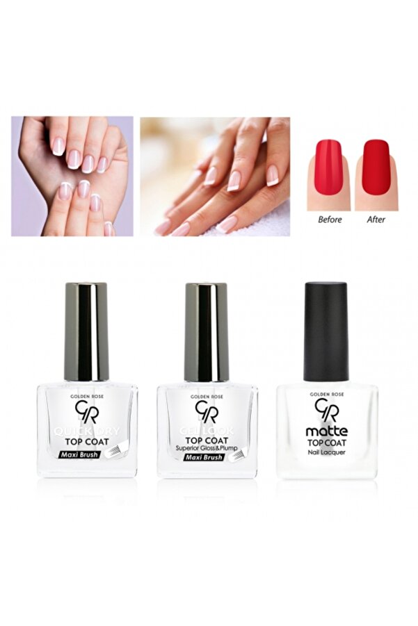 Golden Rose GEL LOOK TOP COAT NAIL LACQUER- Trendyol