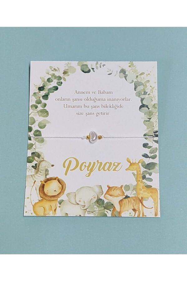 sandal hediyelik Kişiye Özel Isimli Şans Bilekliği Doğum Günü,yaşgünü,yenidoğan,6 Ay,bebek,mevlid, Hediyesi 15 Adet