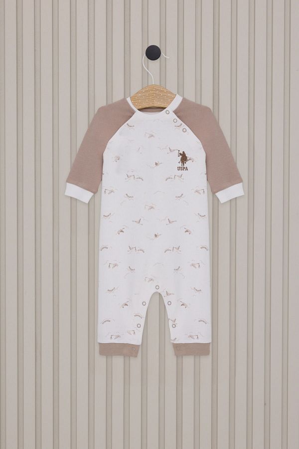 U.S. Polo Assn.-Men's Cream White Jumpsuit 1
