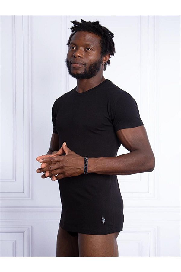 Mens black lycra t shirt discount