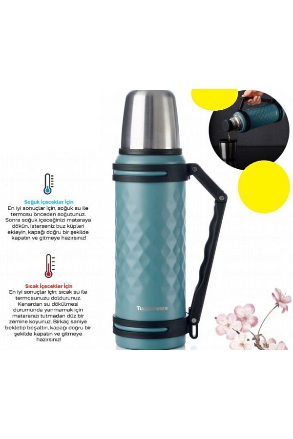 Tupperware-Thermos with glass 1.2l 1