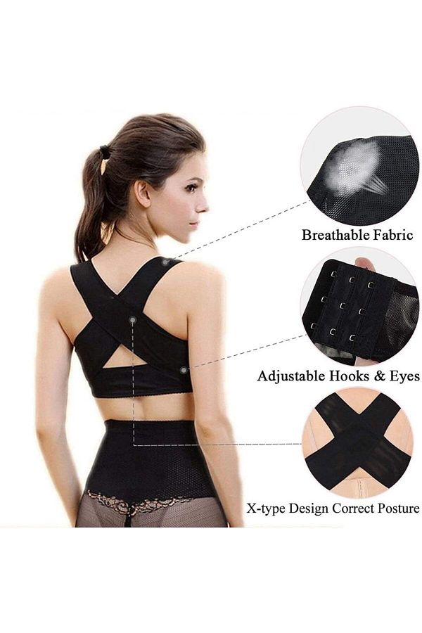 Chest shaper belt outlet