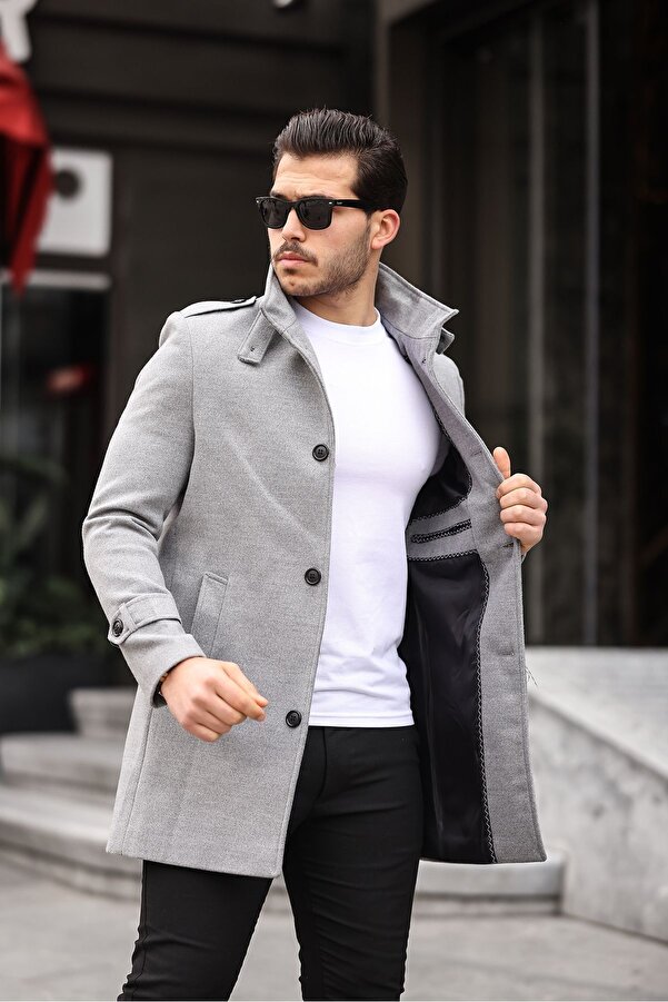 Slim Fit Cashmere Overcoat Mens HUGO Men's Migor Slim-Fit Cashmere