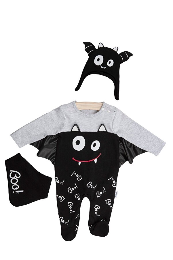 Wogi Erkek Bebek 3 Lü Önlük Seti