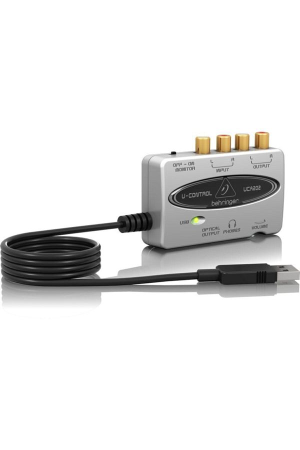 Behringer-Uca202 Ultra-low Latency 2 In/2 Out Usb/audio Interface With Digital Output 1