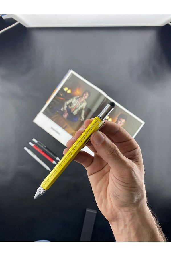 rakunart-Functional Architect Engineer Pencil with Yellow Cardboard Box (Name Written Product) 1