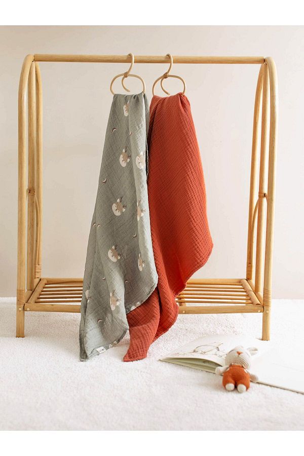 Deer muslin blanket best sale