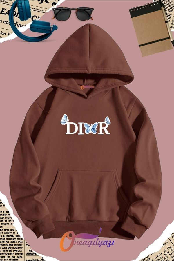 oneag lyaz Brand Printed Hoodie Sweatshirt for Women and Girls Trendyol