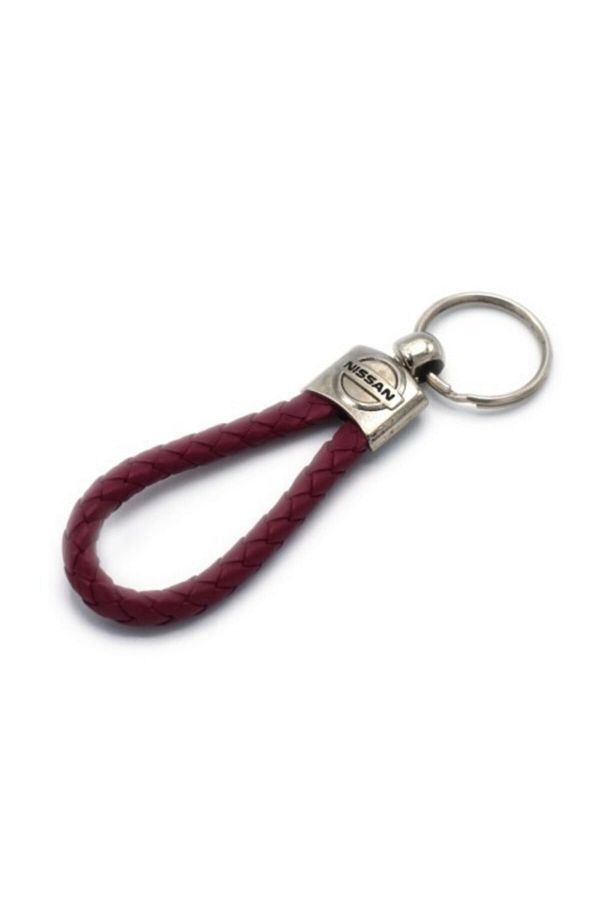 Nissan leather keychain hot sale