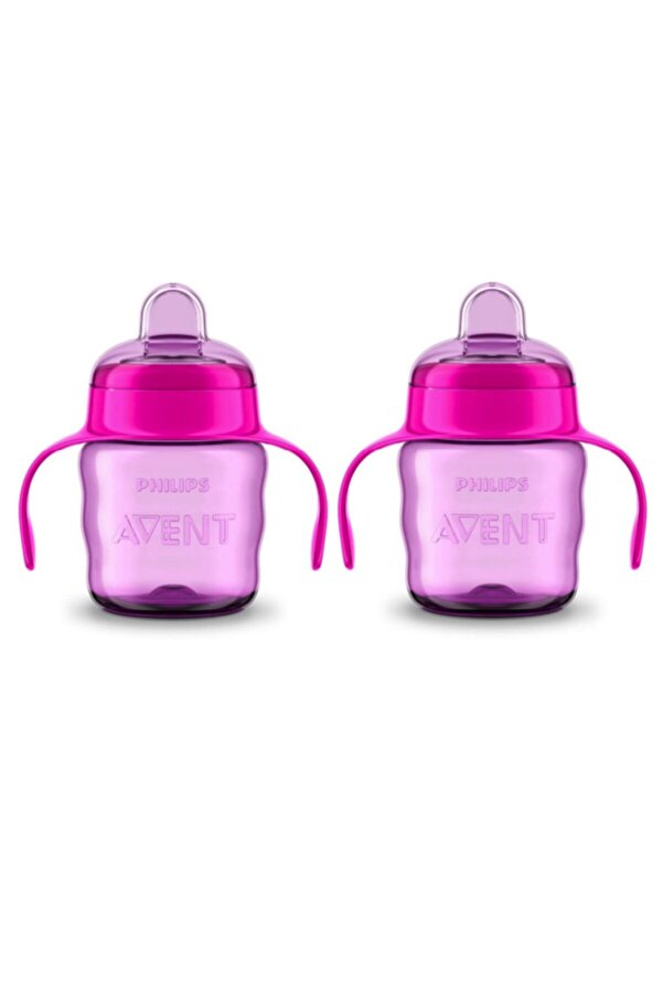 Philips Avent Kız Çocuk Eğitici Damlatmaz Bardak 6 Ay+ 200 ml X2 Adet