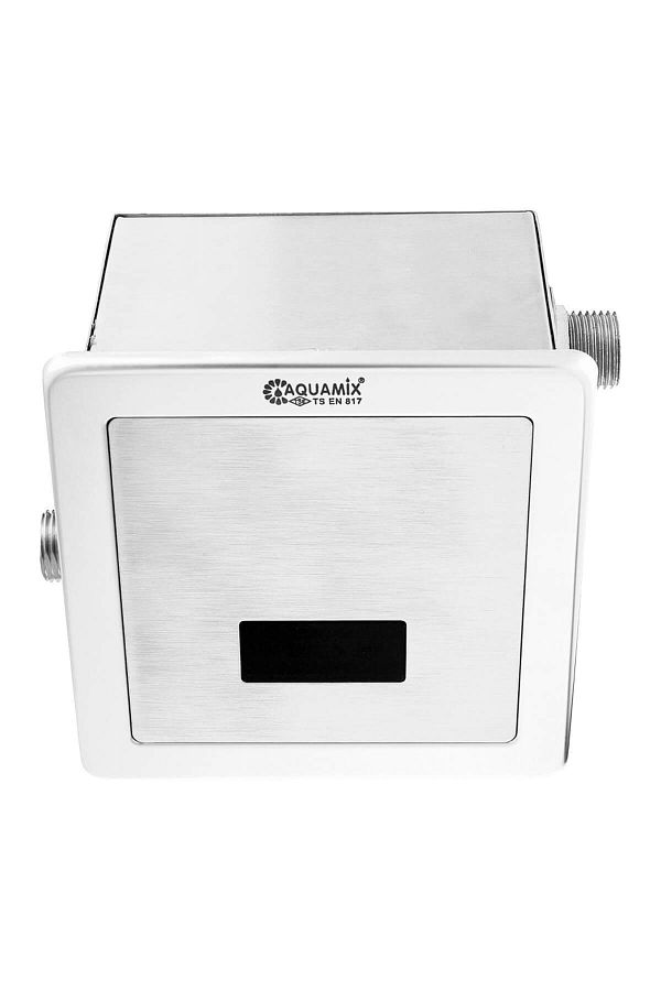 Aquamix-Photocell Urinal Battery Flush Mounted 1