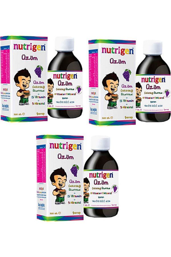 Nutrigen-200 Ml Grape Syrup - 3 Pieces 1