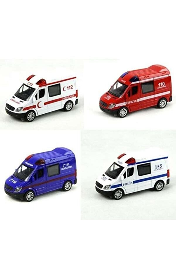 VARDEM OYUNCAK Araba Ambulans Polis Jandarma Asorti